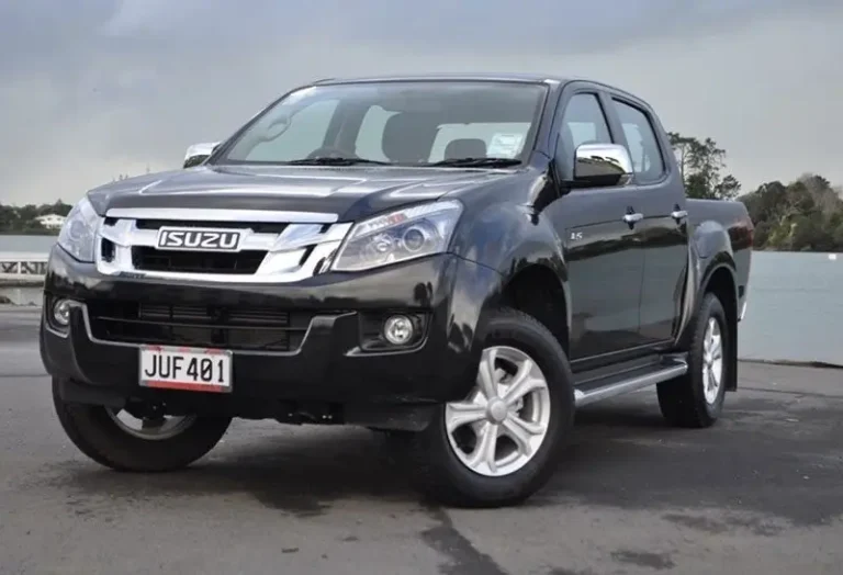 KK Car Rental offers grey Isuzu D-Max 4x4 auto double cab pickup with powerful engine and rugged capability