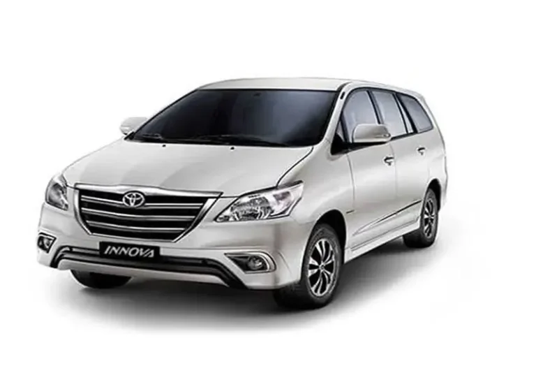 KK Car Rental offers silver Toyota Innova 2.0 medium multi-purpose vehicle with family-friendly design