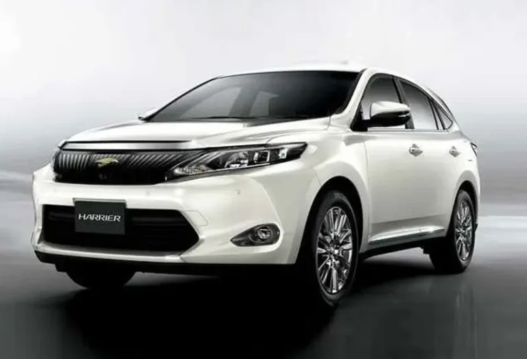 KK Car Rental offers white Toyota Harrier auto luxury SUV with sophisticated design and comfort features